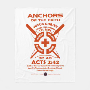 Anchors of the Faith Fleece Blanket