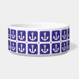 Anchors on Nautical Blue