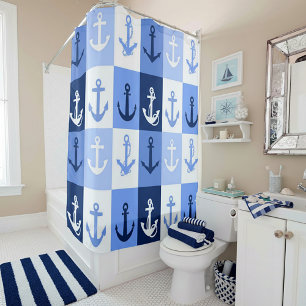Anchors  shower curtain