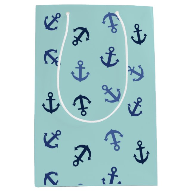  Anchors Summer Medium Gift Bag (Front)
