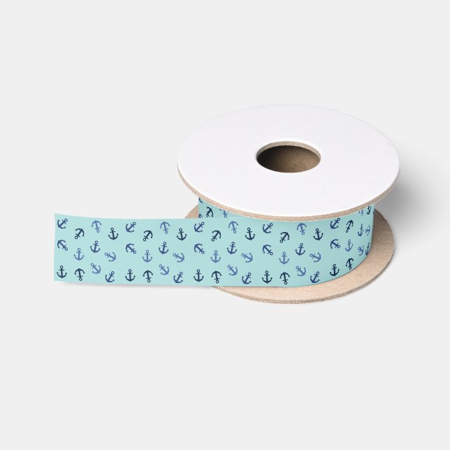 Anchors Summer Satin Ribbon (Spool)