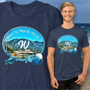 Anchors up, Mugs up, Sails out 0946 Tri-Blend Shirt