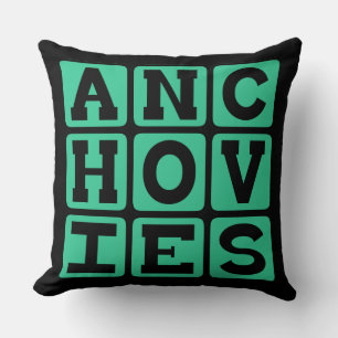 Anchovies, Pizza Topping Cushion