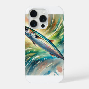 Anchovy in Serene Waters 200824AREF126 - Watercolo iPhone 15 Pro Case