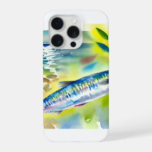 Anchovy in the Light 260924AREF147 - Watercolor iPhone 15 Pro Case