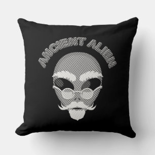 Ancient Alien Newsprint Cushion