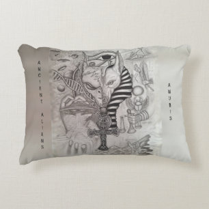 Ancient Aliens , Anubis Decorative Cushion