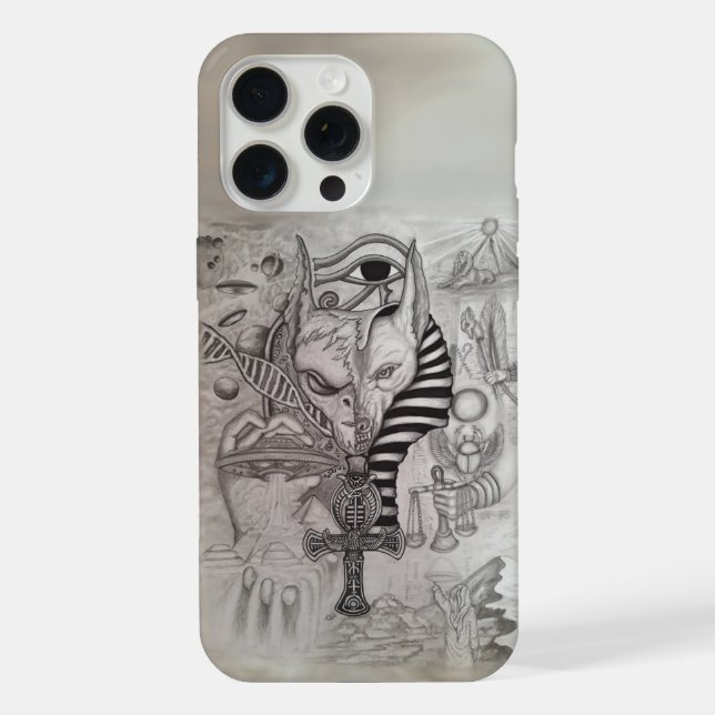 Ancient Aliens , Anubis iPhone Case (Back)