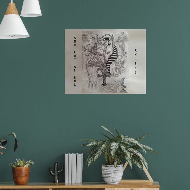 Ancient Aliens , Anubis Poster (Living Room 1)