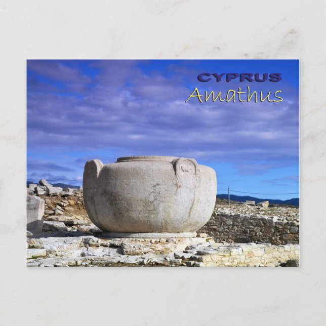 Ancient Anathus Cyprus Postcard (Front)