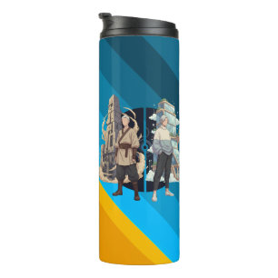 Ancient and Modern Architecture Contrast Art Thermal Tumbler