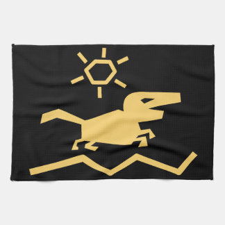 Ancient animal ancestors tea towel