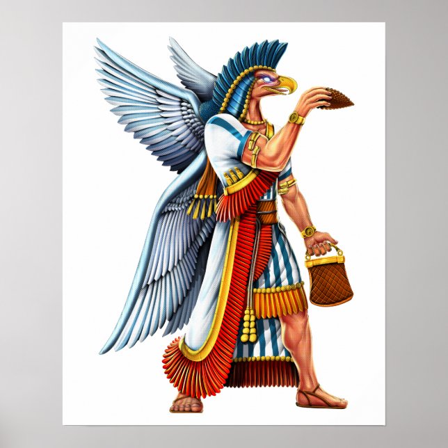 Ancient Anunnaki God Poster (Front)