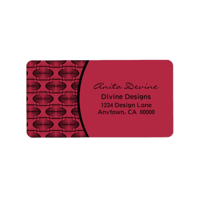 Ancient Arches Address Label (Front)