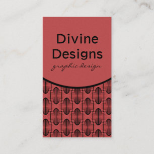 Ancient Arches Business Card, Coral Card