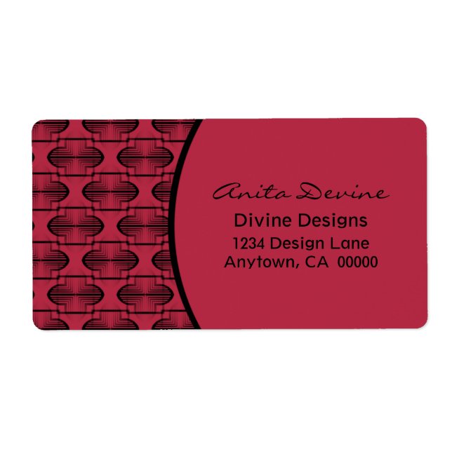 Ancient Arches Shipping Label (Front)