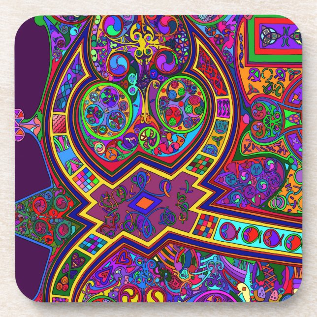 Ancient Art Inspired Coaster (Front)