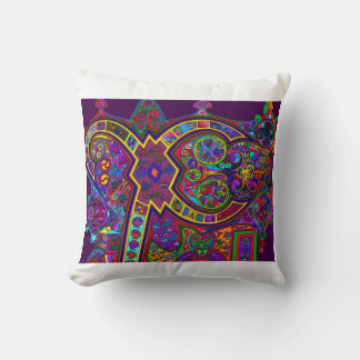 Ancient Art Inspired Throw Pillow