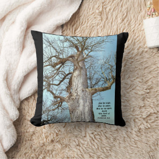 Ancient Ash Zechariah 4:6 Cushion