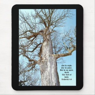 Ancient Ash Zechariah 4:6 Mouse Pad