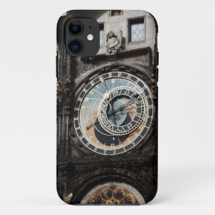 Ancient Astrology Timepiece Clock in Prague Czech iPhone 11 Case