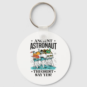 Ancient Astronaut Theorist Say Yes Space Ufo Alien Key Ring