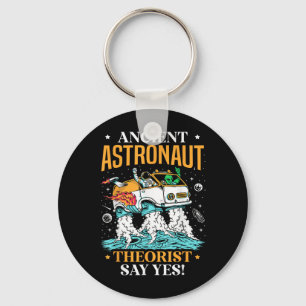 Ancient Astronaut Theorist Say Yes Space Ufo Alien Key Ring