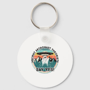 Ancient Astronaut Theorists Say Yes - Aliens Long Key Ring