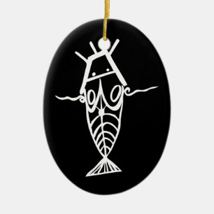 Ancient Astronauts Ceramic Ornament