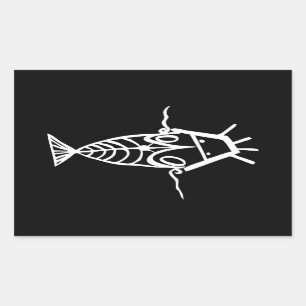 Ancient Astronauts Rectangular Sticker