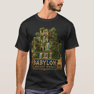 Ancient Babylon Hanging Gardens World Wonder Mesop T-Shirt