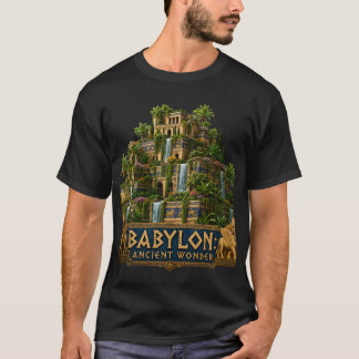Ancient Babylon Hanging Gardens World Wonder Mesop T-Shirt