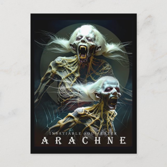 Ancient Beast & Creatures: ARACHNE Postcard (Front)