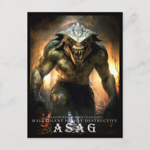Ancient Beast & Creatures: Asag Postcard II