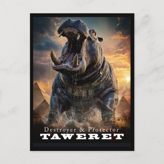 Ancient Beast & Creatures: Taweret Postcard (Front)