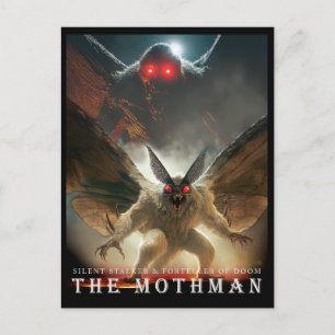 Ancient Beast & Creatures: The Mothman Postcard