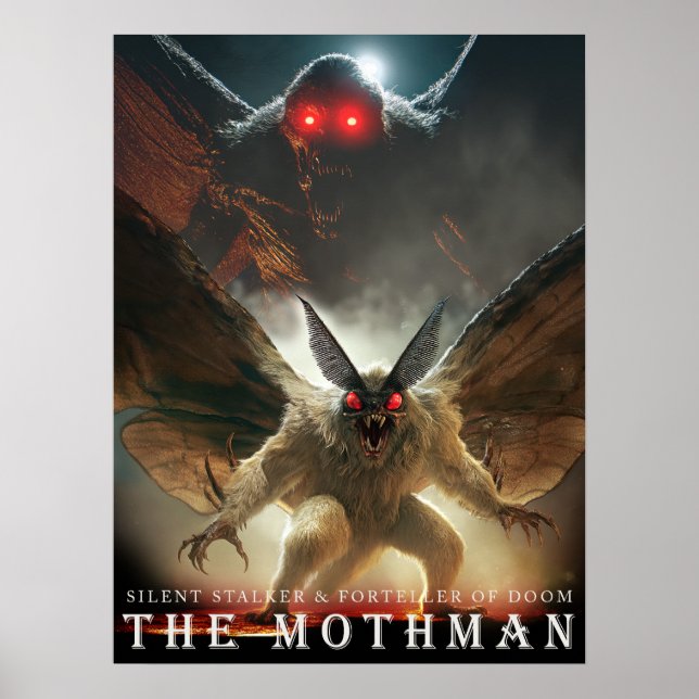 ANCIENT BEAST & CREATURES: The Mothman Poster (Front)