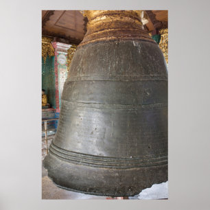 Ancient Bell At Temple Poster