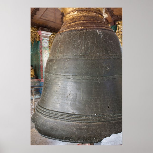 Ancient Bell At Temple Poster (Front)