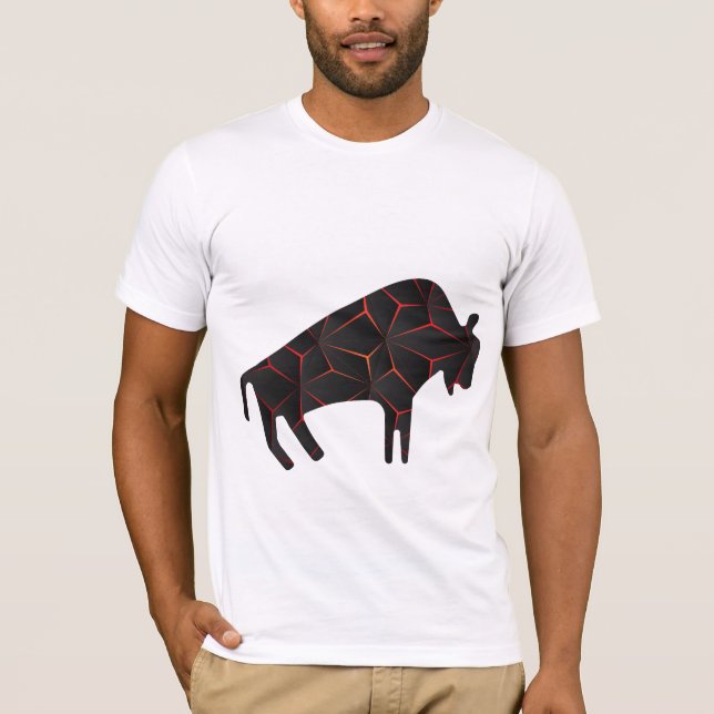 Ancient Bison or Prehistoric Bull T-Shirt (Front)