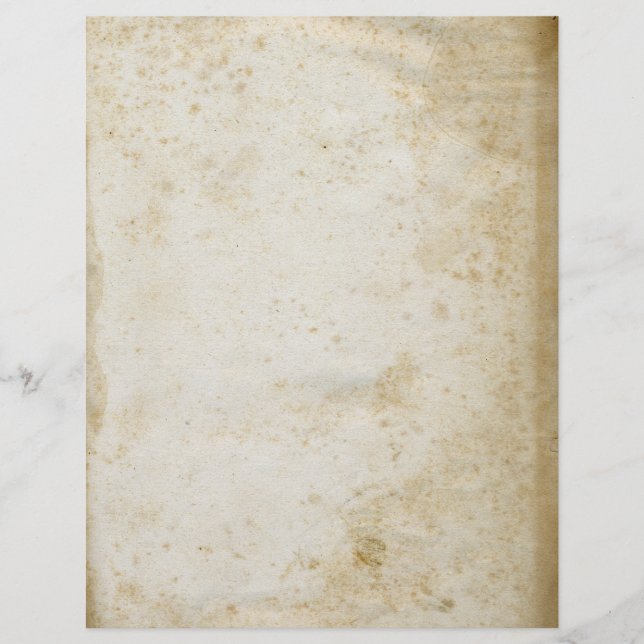 Ancient Blank Stained Antique Parchment (Front)