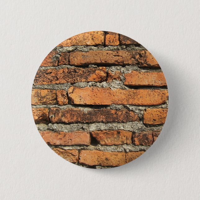 Ancient Brick Wall 6 Cm Round Badge (Front)