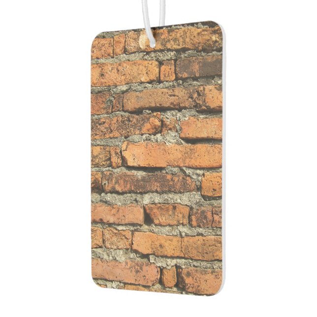 Ancient Brick Wall Car Air Freshener (Left)