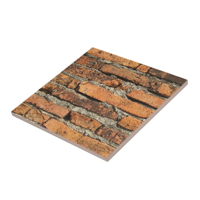 Ancient Brick Wall Ceramic Tile (Side)