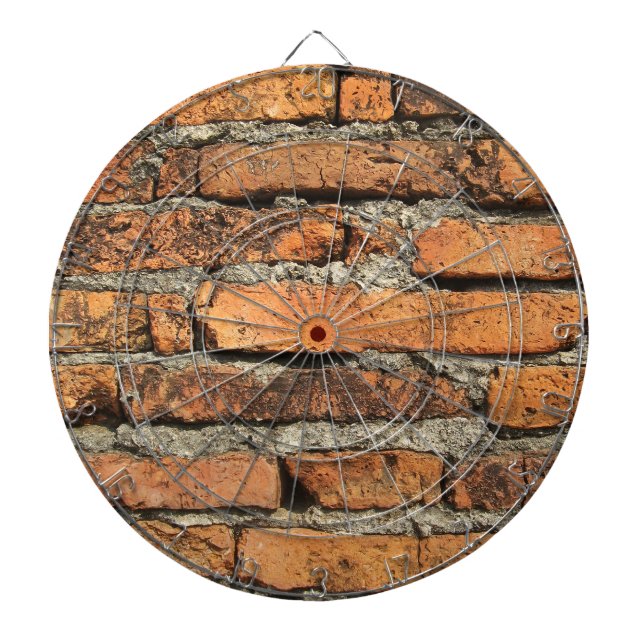 Ancient Brick Wall Dartboard (Front)