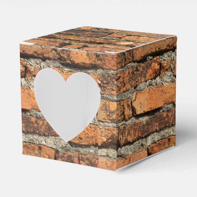 Ancient Brick Wall Favour Box (Front Side)