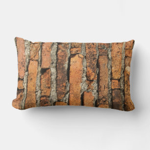 Ancient Brick Wall Lumbar Cushion