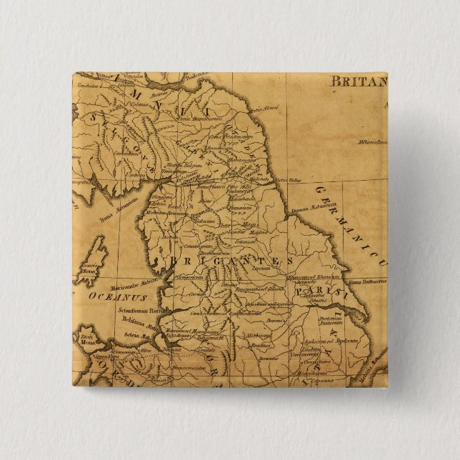 Ancient Britain 15 Cm Square Badge (Front)