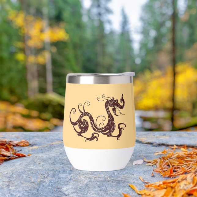 Ancient brown mystical dragon (Outdoor)