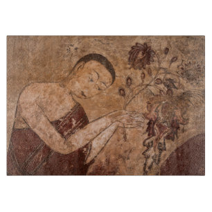 Ancient Buddhist Painting Cutting Board